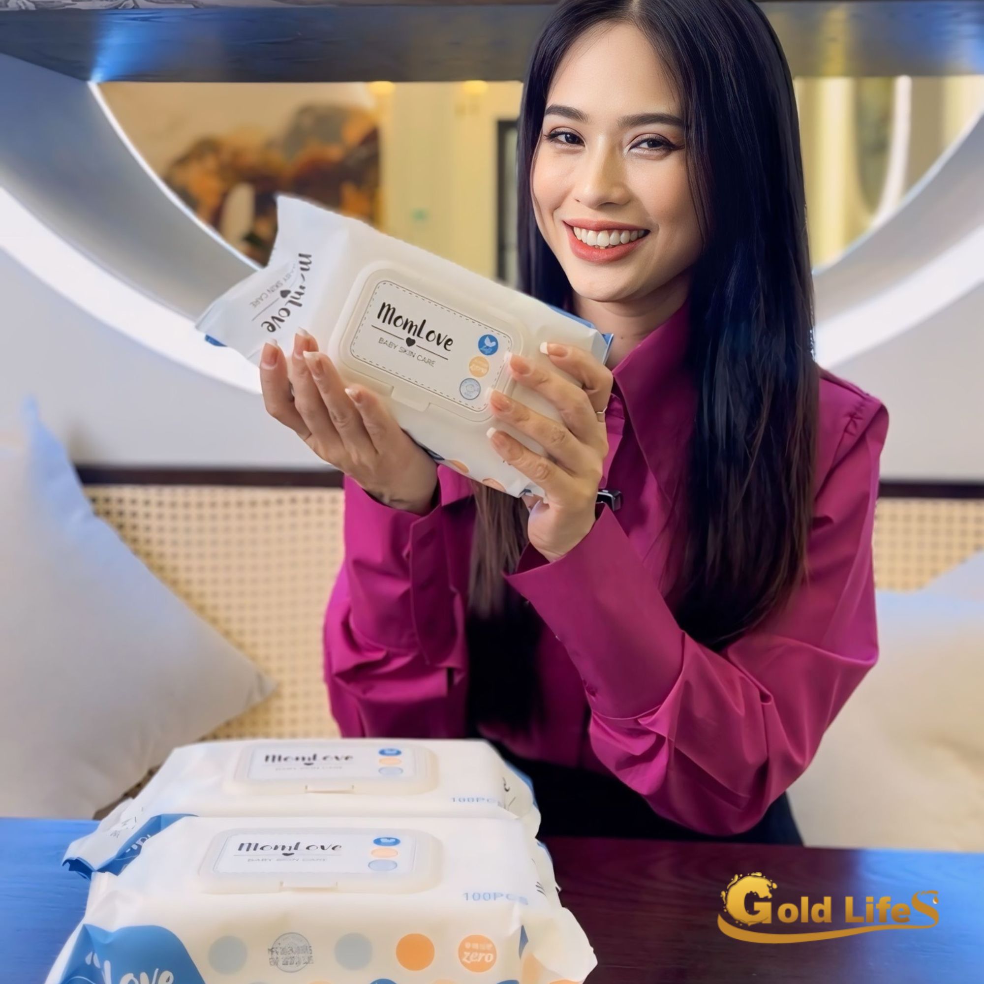 Combo 5 khăn ướt kháng khuẩn Baby Skincare dành cho bé an toàn tiện lợi 100 tờ